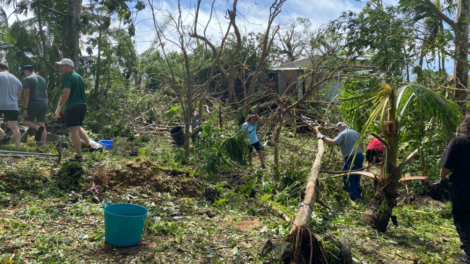 Un tifone danneggia il tempio di Yeju Guam